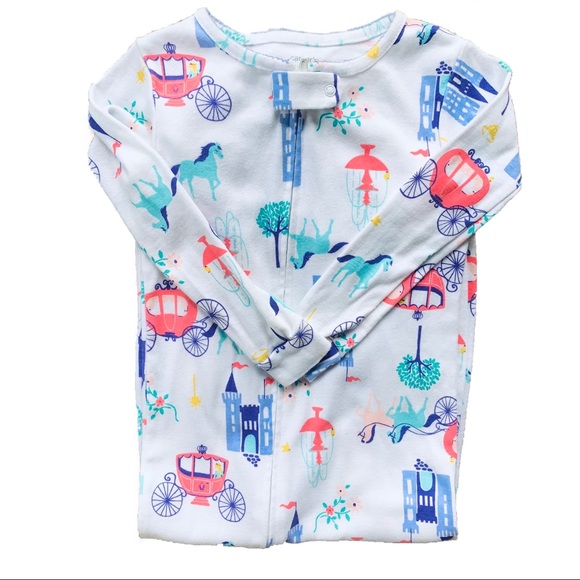 Carter's Fairy Tale-Print Footed Pajamas - Picture 2 of 5